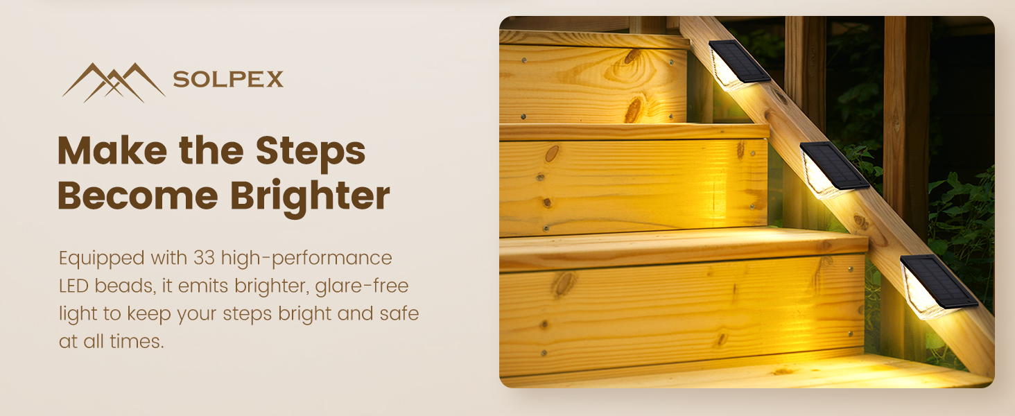 SOLAR STEP LIGHTS
