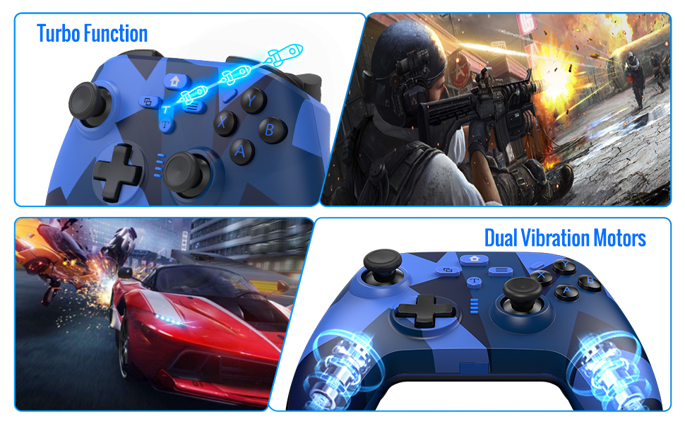 for xbox wireless controller turbo dual vibration