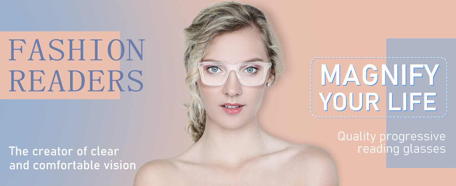bluelight readers progressive women men computer readers glasses with clear lens