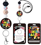 Obookey Teacher Lanyards for ID Badges - Teacher Lanyard with ID Holder, Kindergarten Cute Pencil...