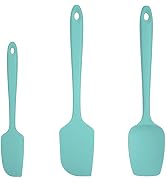 U-Taste Silicone Spatula Set, 600ºF High Heat Resistant, Seamless BPA-Free Flexible Rubber Kitche...
