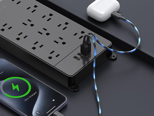 Power Strip with USB C