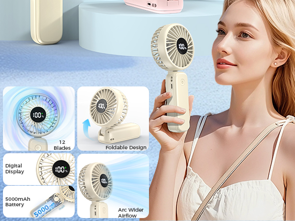 portable handheld fan handheld fan for travel