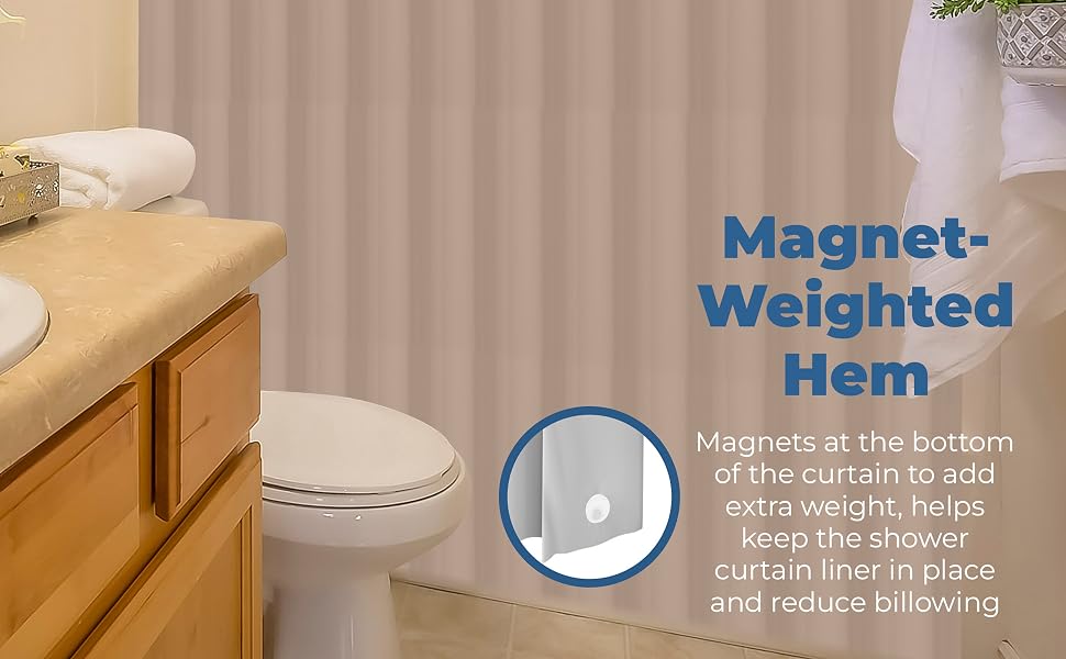 magnet-weighted hem