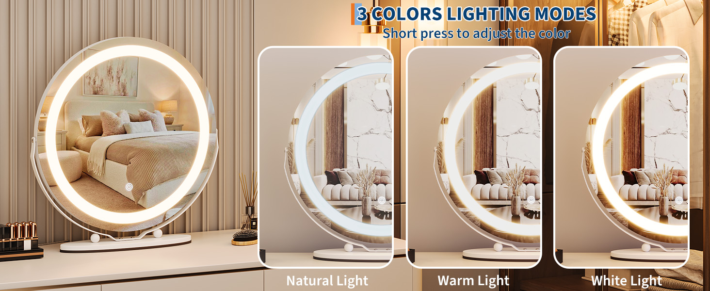 vanity mirror with light