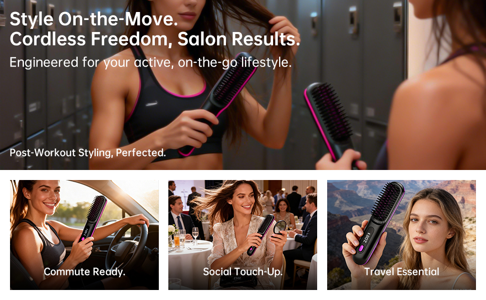 GERY Hair Straightener Brush