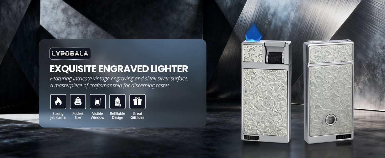 flat jet flame butane torch lighter