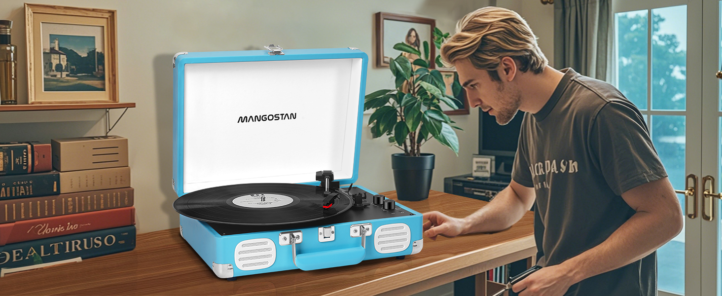 record player for vinyl portable record player turntables
