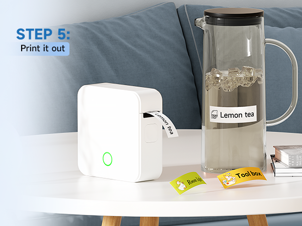 mini label printer shipping label maker electronic gadgets offic polono thermal label printer