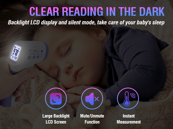 backlight LCD display and silent mode