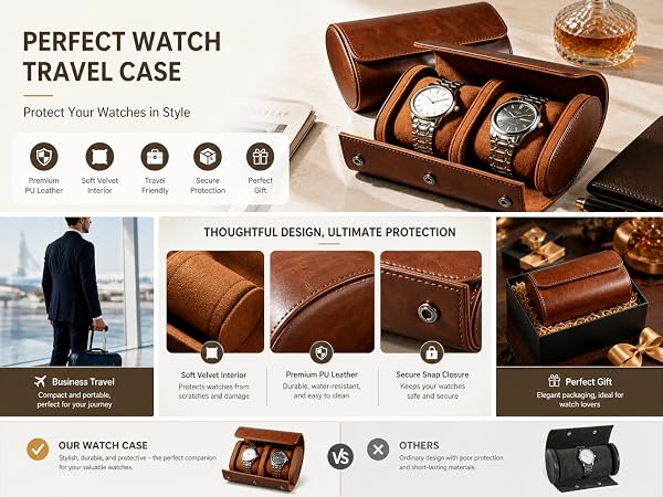 Perfect Watch Travel Case