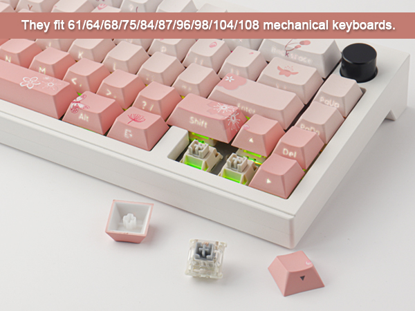 side printed keycap set 