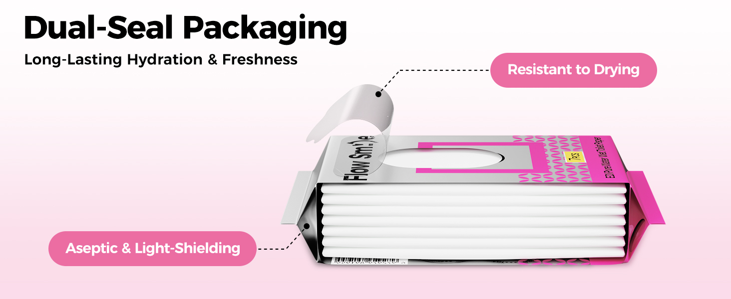 Dual-Seal Packaging Long-Lasting Hydration &amp;amp; Freshness