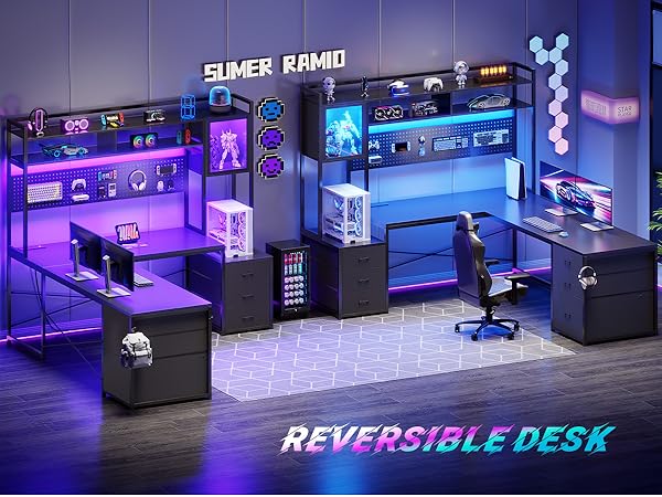 l shaped gaming desk