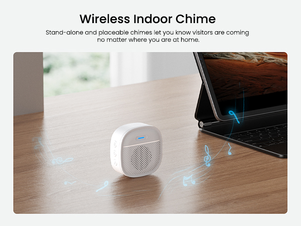 Never miss a visitor with loud, clear alerts exactly where you need them.
