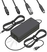 54.6V 2A Charger for 48V Lithium Battery with 5 Output Heads Compatible with Gotrax, Razor, Jetso...
