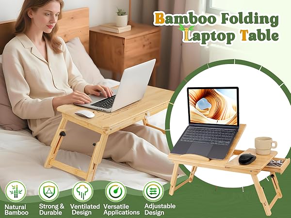 Bamboo Laptop Desk