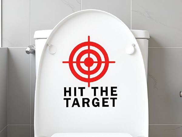 Toilet Bullseye Stickers