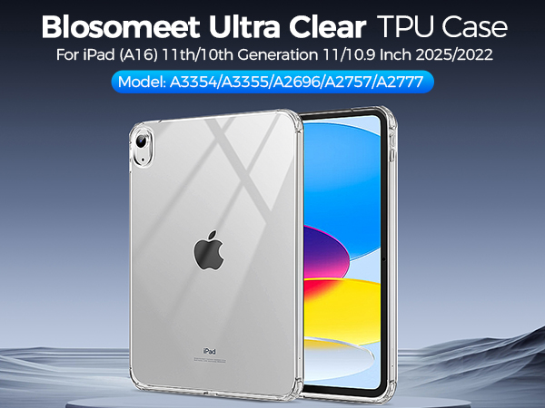 ipad a16 case clear