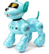 VATOS New Smart Robot Dog with 2 Rechargeable Batteries, 17 Fun Interactive Functions Kids Intell...