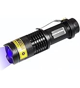 DARKBEAM UV 365nm Light Wood's lamp Blacklight Ultraviolet Flashlight LED Portable Mini Handheld ...