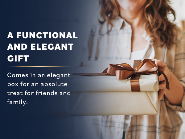 electric pepper and salt grinder as a gift