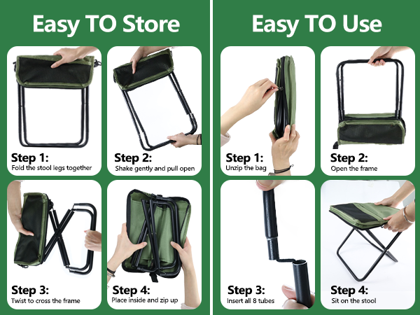 Foldable Stool for Camping