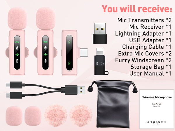 mini mic pink