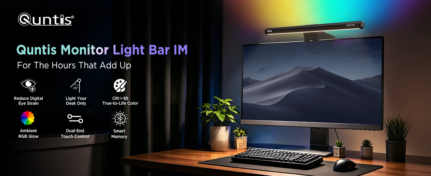 monitor light bar wtih backlight