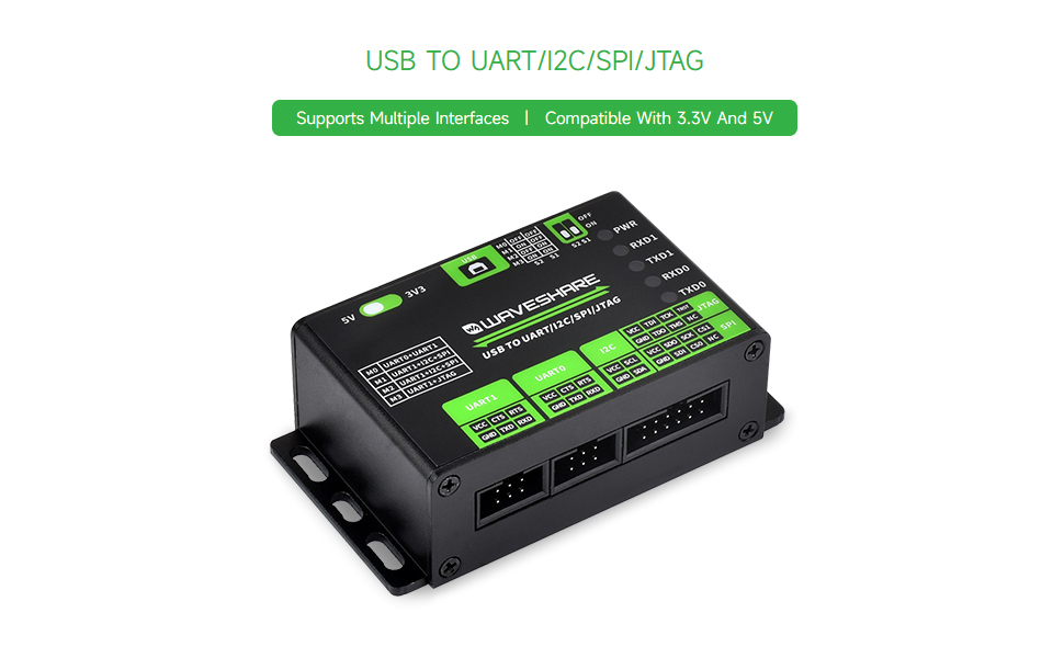 USB TO UART/I2C/SPI/JTAG