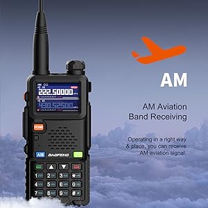 BAOFENG 5RM 10W Ham Radio Multi-Band Two Way Radio NOAA Weather Receiver Handheld Walkie Talkies