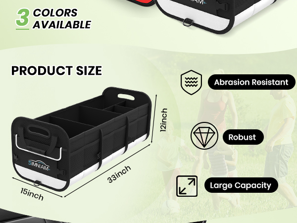 trunk organizer for grocery bags