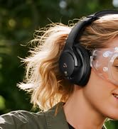 Wireless Bluetooth Over Ear Headphones with Active Noise Canceling