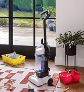 Basics Upright Bagless Vacuum Cleaner for Carpet and Hard Floors