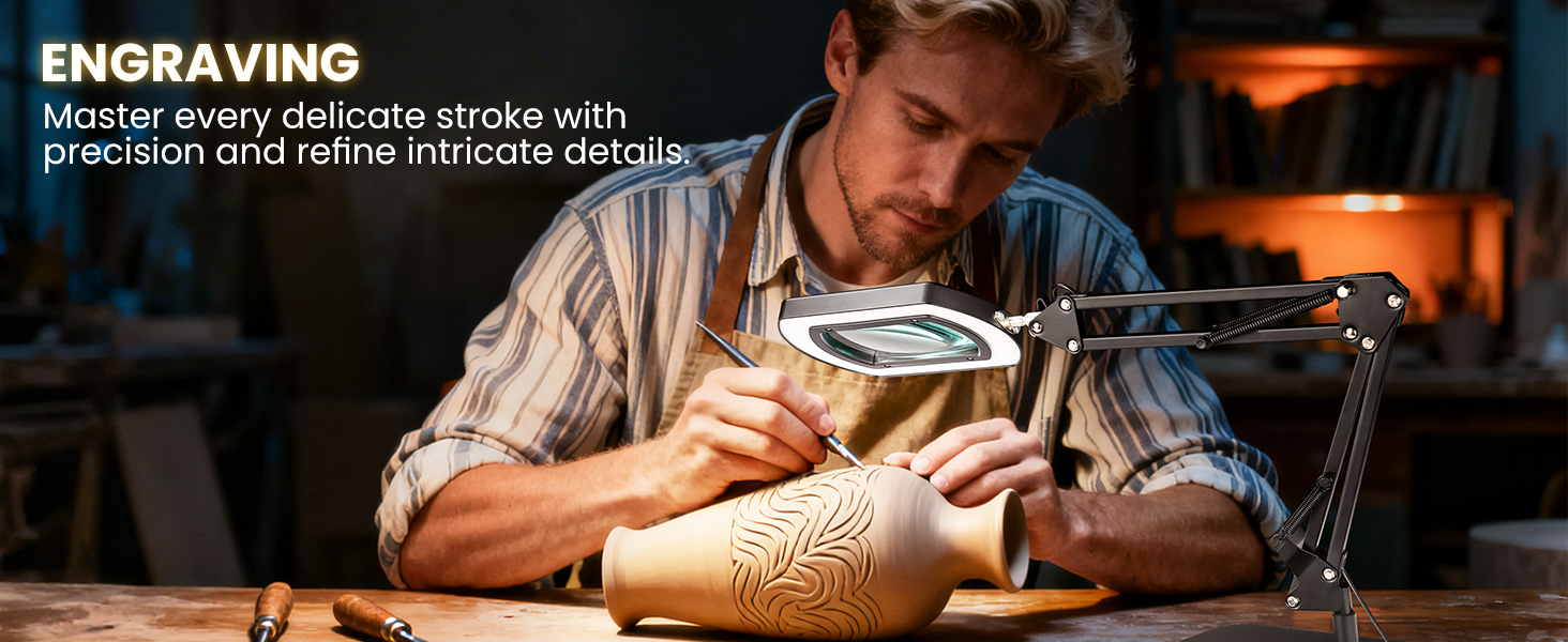 Magnifying Glass with Light