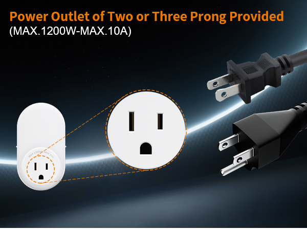 Night light with socket