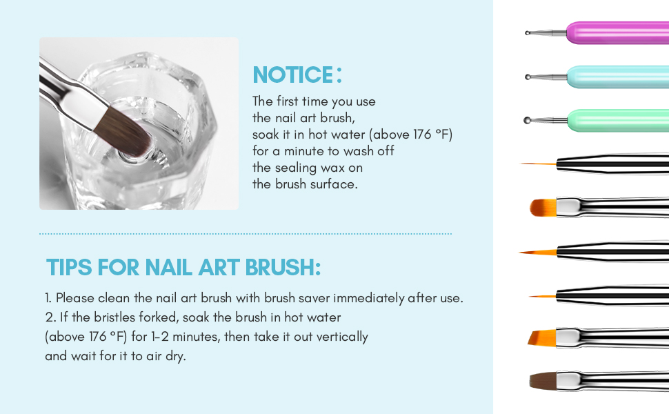 nail art brushes