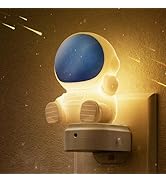 L LOHAS LED Night Light for Kids, 3D Space Night Light Plug in, Dusk to Dawn Nursery Night Lights...