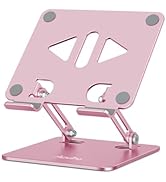 Aoviho Tablet Stand Holder for Desk, Adjustable Desktop Tablet Holder, Foldable Aluminum Tablet M...