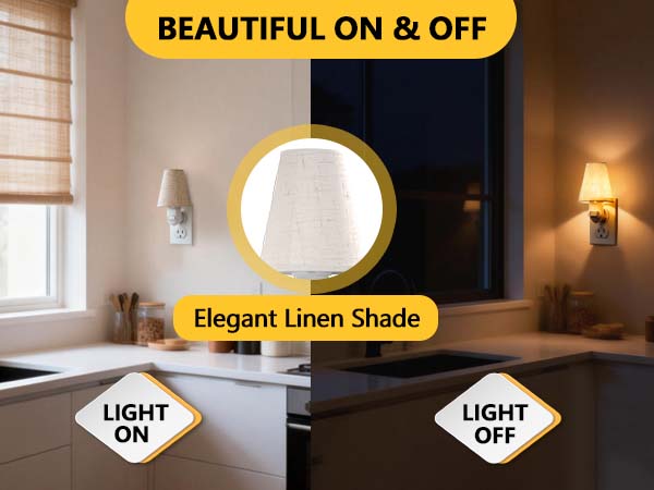 night lights plug into wall 2 pack