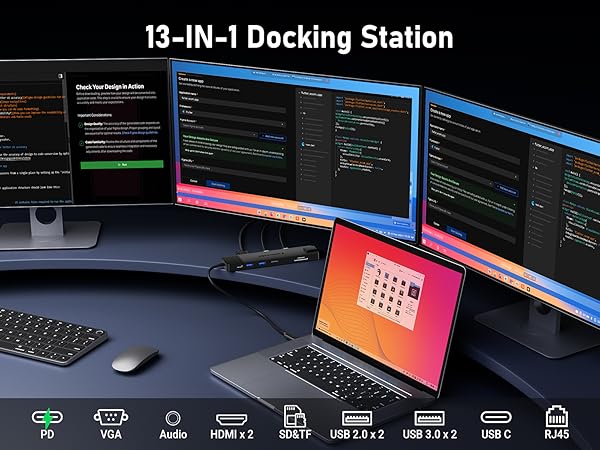13 in 1 docking station