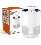 Mosalogic Fruit Fly Trap for Indoors Upgraded Indoor Gnat Traps for House Use with UV Bug Light,G...