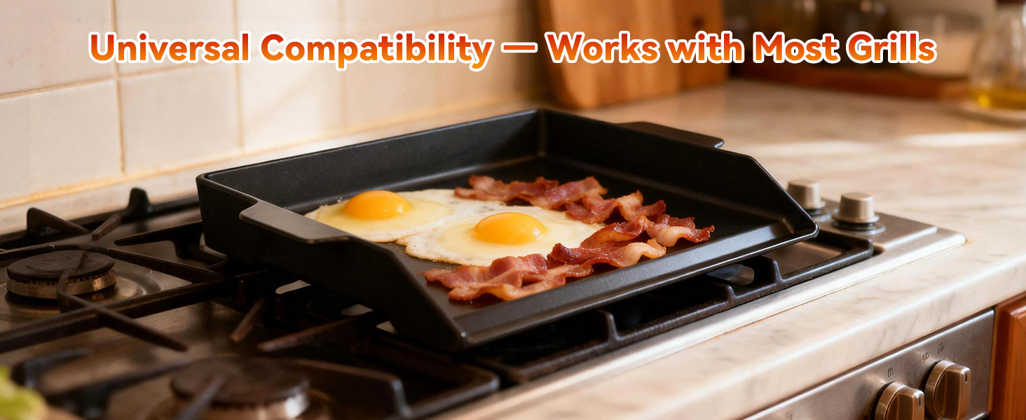 flat top griddle for outdoor grill