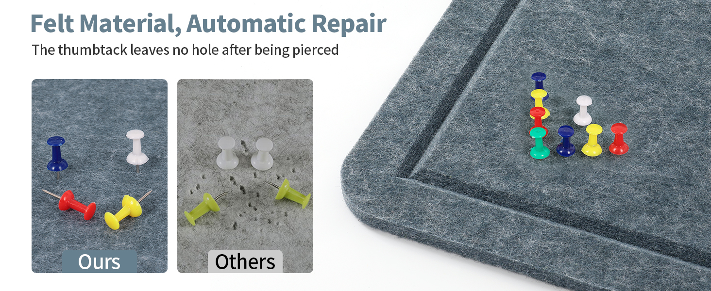 tack board for wall Decorative Felt Pin Board for Wall
