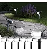 Linkind Solar Spot Lights Outdoor Waterproof IP67, 60 LED Solar Flood Lights 30% High Conversion ...