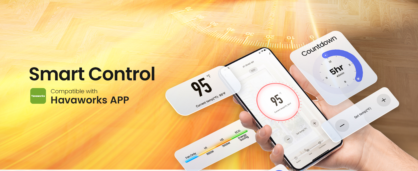 smart space heater wifi