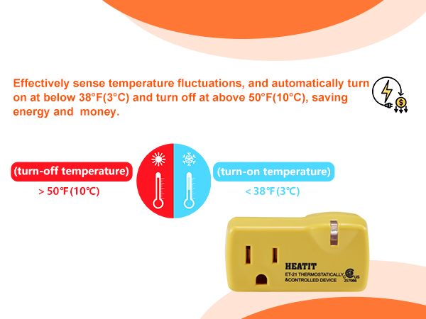 thermostat plug outlet