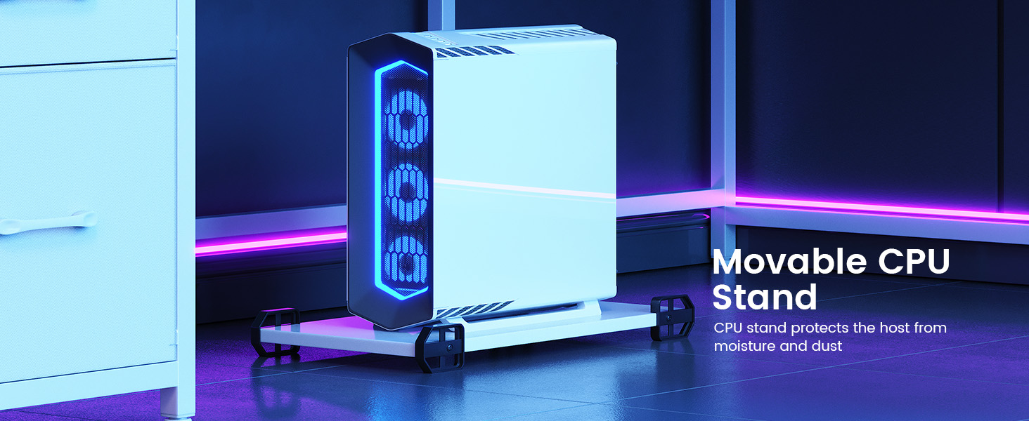 corner computer desk with storage drawers white gaming desk