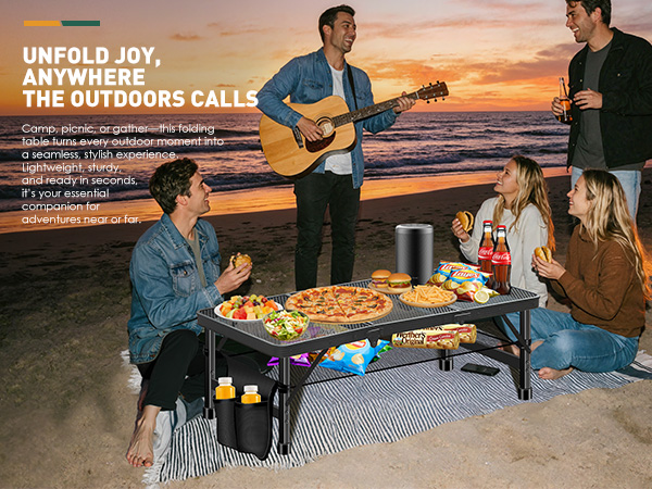folding camping table