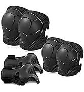 BOSONER Roller and Skating Pads for Kids: Knee Pads and Elbow Pads for Kids/Youth 3-15 - Girls/Bo...
